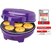 Clatronic DMC 3533 - Máquina de hacer magdalenas- rosquillas- donuts y cake pops- donutera con placas intercambiables…